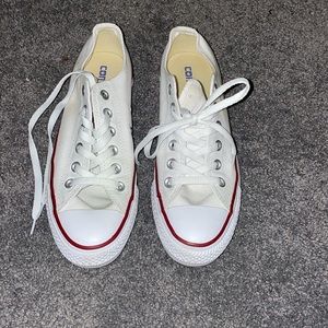 White women’s converse sneakers